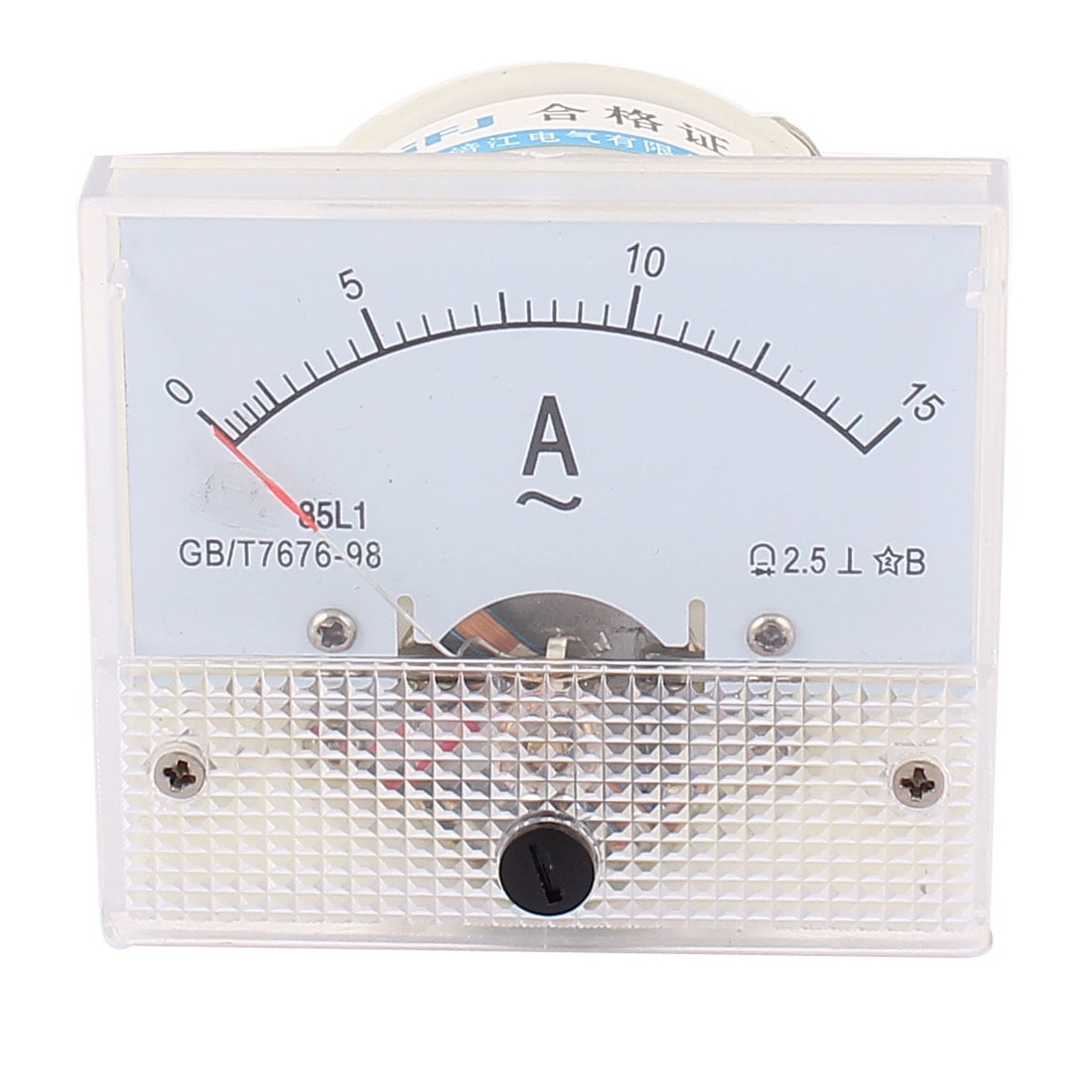 Unique Bargains 015A Analog Ammeter Analogue Panel Ampmeter Current