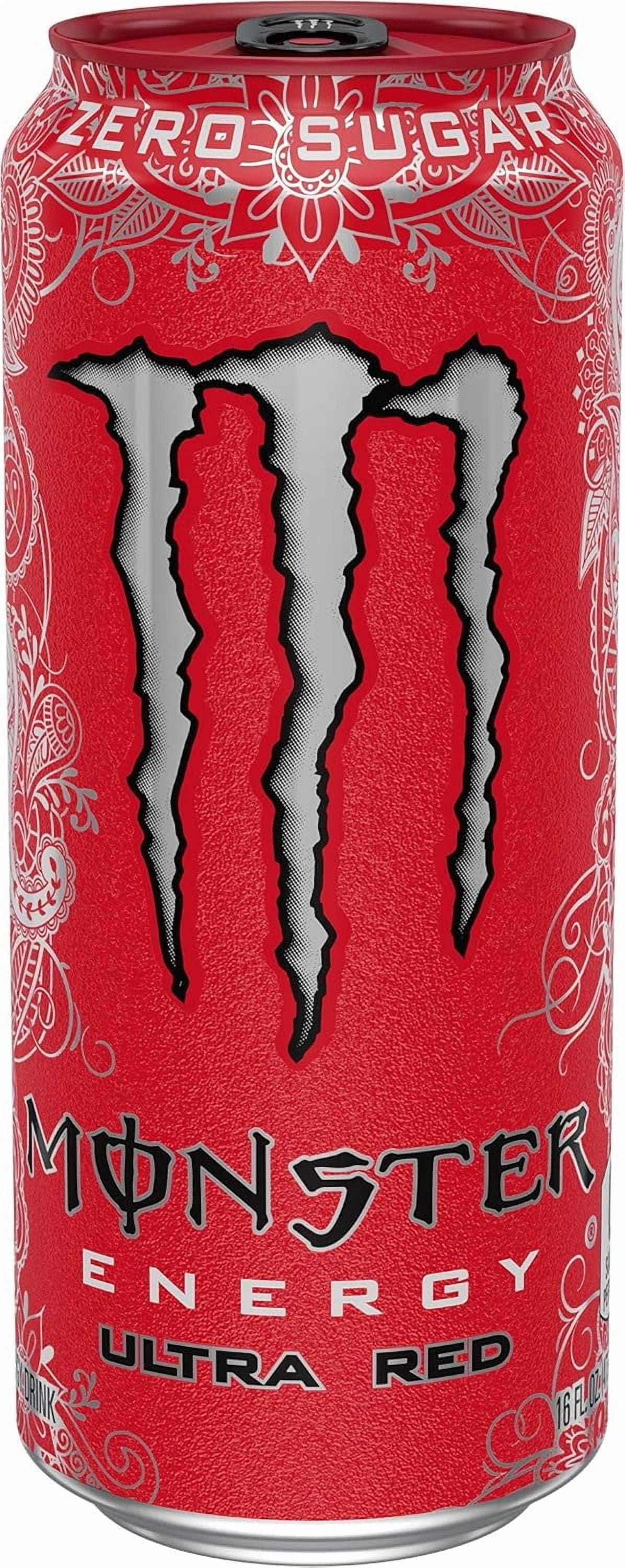 Monster Zero Ultra Variety: Zero Ultra, Ultra Red, Ultra Violet, Ultra Blue, Sunrise, Paradise, Rosa, Fiesta, 16 Ounce (Pack Of 16) And Stinger Orange Blossom Chews