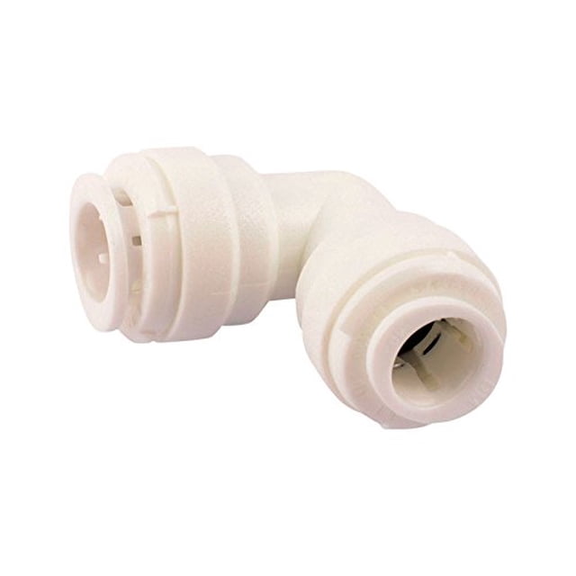 Acoplamiento de manguera SharkBite Push Elbow de 3/8 pulgadas x 3/8 pulgadas