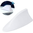 thumbnail image 1 of Antenne Requin (Blanc) 1 Pce, Antenne Aileron Requin, Antenne de Réception Radio FM/AM Universelle, Auto-Adhésive et Étanche, 1 of 4