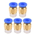 thumbnail image 5 of Conector de tubo BSPT1/8 de Uxcell para impresora 3D, fijación por empuje, para tubo de 4mm y filamento de 1.75mm, 5PCS, 5 of 5