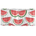 thumbnail image 7 of Yayeee Kitchen Curtains Set of 2 Light Filtering 57"x24" Over Sink Window Panels, Cute Watermelon, 7 of 7