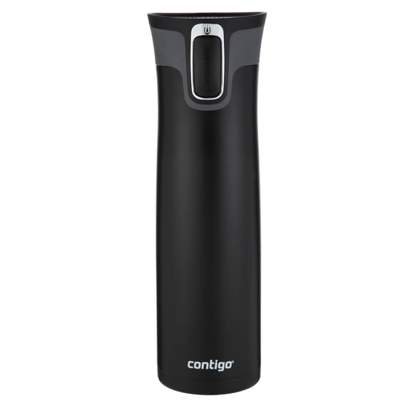 Contigo West Loop Stainless Steel Travel Mug with AUTOSEAL Lid, Matte Black, 24 fl oz.