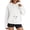 White, variant on Cat Pouch Hoodie for Women Small Pet Carrier Sweatshirt Kangaroo Pocket Cat Holder Long Sleeve Pullover Hoodie