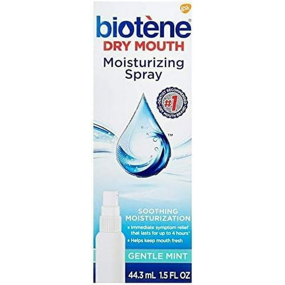 Biotene Moisturizing Mouth Spray Gentle Mint, 1.5 FL OZ