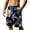 Red, variant on Mens Swim Trunks Men's Summer Hawaiian Swim Shorts Resort Print Casual Crop Pants with Drawstring Elastic Waist Quick-Dry Beach Swim Trunks for Vacation Luau Tropical Pink M