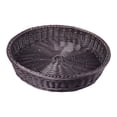 thumbnail image 4 of Cesta de almacenamiento redonda tejida de mimbre, cajas de almacenamiento de juguetes, organizador de mesa, cestas para servir alimentos, bandeja para Café 35x7.5cm Macarena Panera de mimbre, 4 of 8