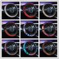 thumbnail image 1 of 38cm Car Steering Wheel Cover Abstract Red Lines Universal Cute Auto ration Colorful Automobile Accessory, 1 of 4
