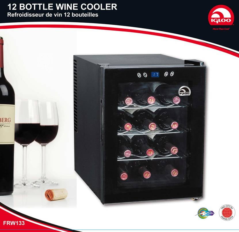 igloo wine cooler 12 bottle