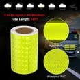 thumbnail image 3 of Uxcell Reflective Tape, Self-Adhesive Trailer Reflector Tape Warning Safety Sticker High Visibility Night Reflector Fluorescent Yellow 4 Inch x 16 Feet, 3 of 6