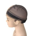 thumbnail image 1 of U Shaped Wig Mesh Cap 4*5inch Black Double Velvet Lace Wig Cap, 1 of 9