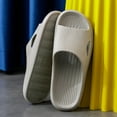 thumbnail image 2 of XINPING Women's Cute Cloud Shower Slippers, Pillow Soft Non Quick Drying Open-toe Eva Slides, Lightweight Comfort Footwear for Bathroom, Home and Daily Leisure, 2 of 6