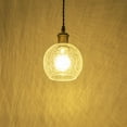 thumbnail image 5 of KAYYELAMP Adjustable Front to Back Wooden Wall Sconce with 9.8ft Plug-in Cord E26 Bronze Base Cracked Glass Ball Shade Wabi-sabi Style for Home Office(No Bulb), 5 of 7