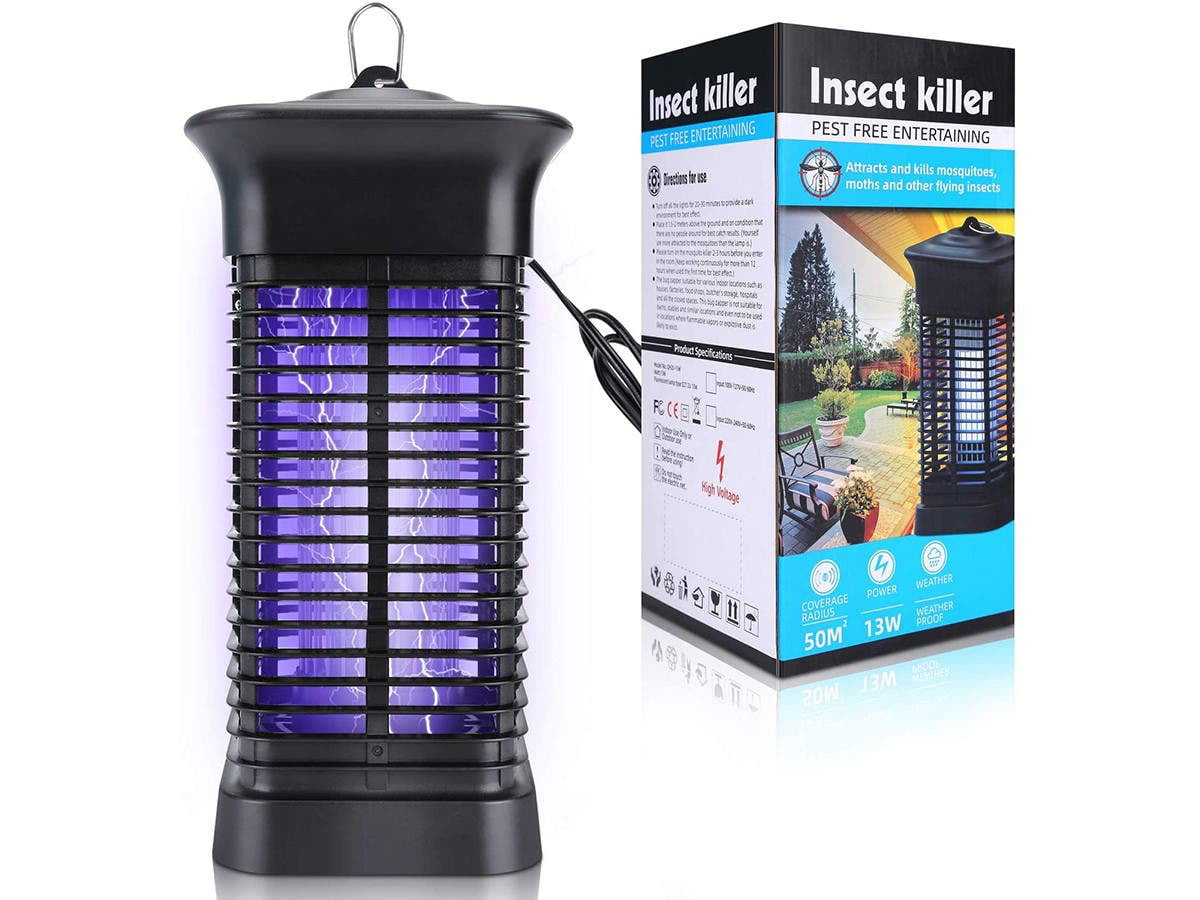 11W UV LED Light Electric Fly Killer Indoor Mosquito Insect Bug Zapper Trap Lamp 
