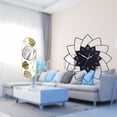 thumbnail image 2 of Espejo De Pared Decorativo Simple, Silencioso, Reloj De Pared Interior Con Forma De Flor Para Sala De Estar, Pasillo, Entrada, Armario, Dormitorio, Cafetería, Decoración., 2 of 8