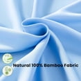 thumbnail image 4 of Rayon Derived from Bamboo Sheets Queen Set Cooling Sheets Piece Sheet Set Thread Count Sheet Deep Pocket Sheet Set Up to Super Soft Silky Smooth (Queen ), 4 of 6