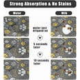 thumbnail image 2 of Dog Food Mat Absorbent Pet Feeding Mats Drying Mat for Food and Water Dog Accessories Pet Supplies 20''''x12'''', 2 of 6