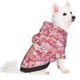 thumbnail image 2 of Fotbe Sweet Sudadera con Estampado para Perros Pequeños – Suéter con Capucha para Mascotas, Tela Suave de Forro Polar con Bolsillo-X-Large, 2 of 7