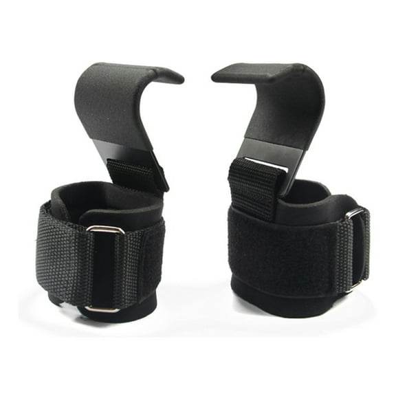 Weight Lifting Hooks , Hand Grip Support Wrist Straps , Deadlift, Powerlifting