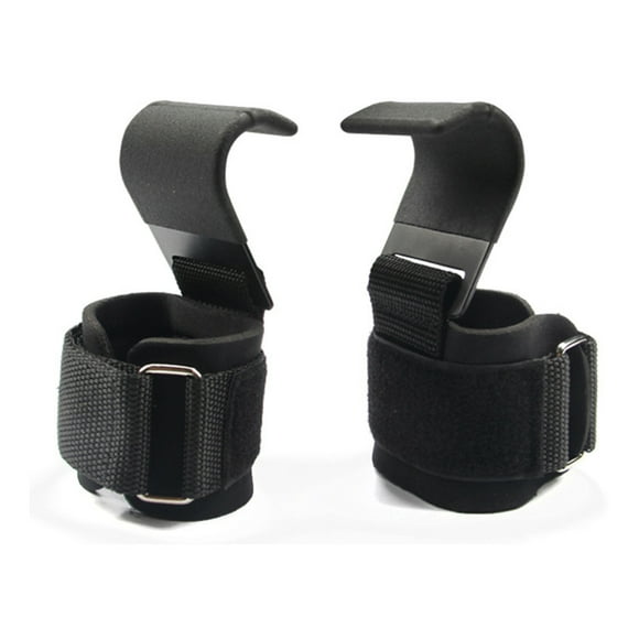 Weight Lifting Hooks , Hand Grip Support Wrist Straps , Deadlift, Powerlifting