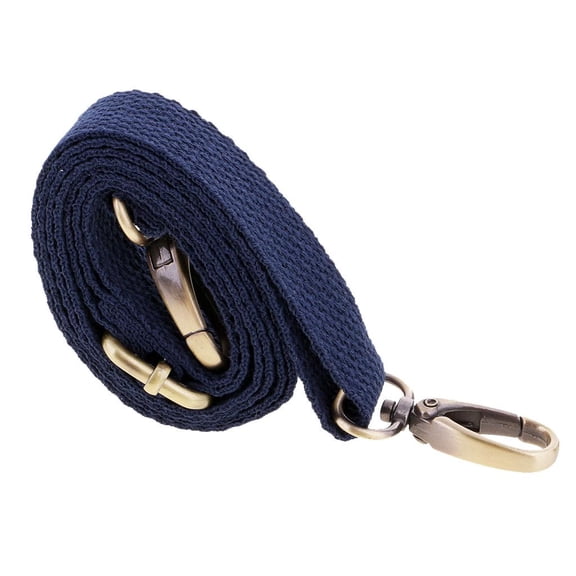 Wxqbjtam Adjustable Canvas Crossbody Bag Shoulder Bag Handbag Strap Replacement Blue Dark blue