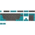 thumbnail image 1 of WWS-PBT Ensemble de Keycaps à Impression Latérale/frontale Profil OEM Non Rétroéclairé Épais Cerise MX Key Caps avec Extracteur de Touches pour Clavier Mécanique 60 %/87 TKL/104/108 Interrupteurs MX (Bleu Gris Combo), 1 of 4