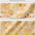 thumbnail image 2 of Soimoi Cotton Voile Fabric Rose Watercolor Fabric Prints By Yard 56 Inch Wide, 2 of 7