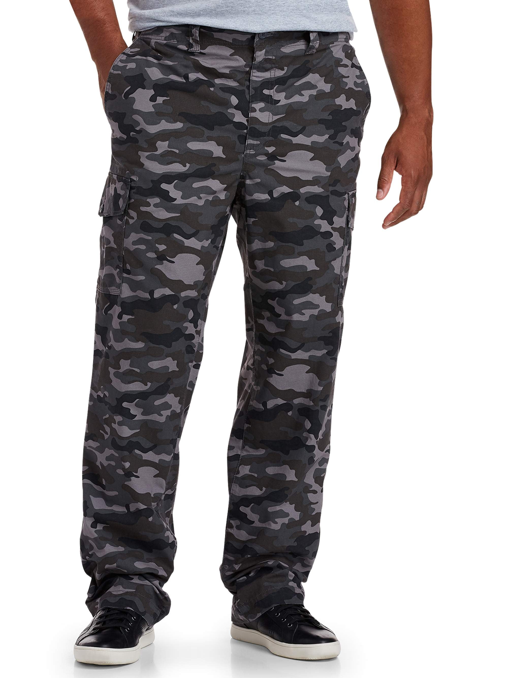 mens big and tall camo cargo pants