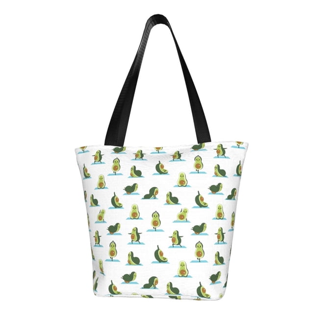 Easygdp Cute Avocado Yoga Bolso de Hombro para Mujer, Bolso Bandolera y Cartera de Mano Elegante para Uso Diario