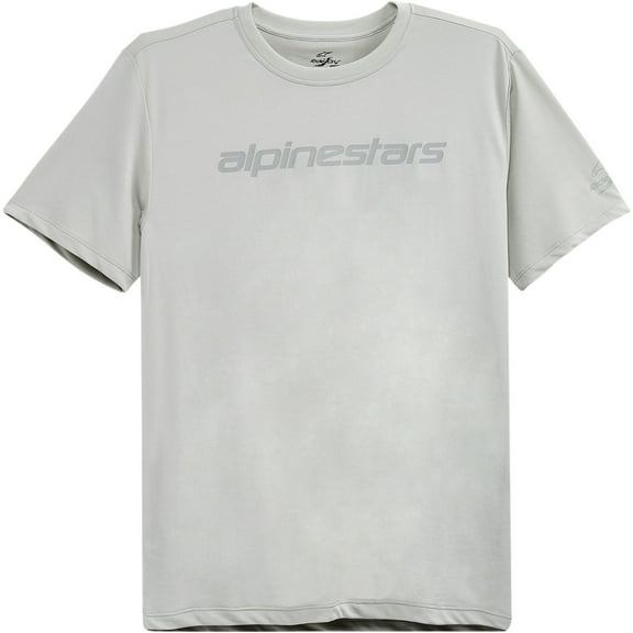 Alpinestars Linear Tech Mens Short Sleeve T-Shirt Silver XL
