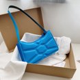 thumbnail image 4 of Bolsa Moda mujer PU hombro axila color sólido pequeños (azul) Likrtyny Para Estrenar, 4 of 8