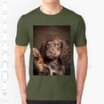 thumbnail image 3 of Sudadera con capucha Charlie Wave 100 % algodón, cachorro cocker spaniel, perro de trabajo Wave, color marrón chocolate, 3 of 5