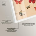 thumbnail image 3 of Butterfly Gentle Garden Shadowbox Print Fashion Floral Art by Art Remedy, White Frame, 16 x 16, 3 of 6