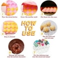 thumbnail image 4 of Ihvewuo 311pcs Cake Pop Maker Kit Silicone Moulds 15-Hole Acrylic Oven Holder Lollipop Maker Kit Cake Pop Baking Mold for Lollipop Candy Cake Chocolate, 4 of 9