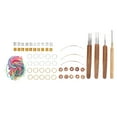 thumbnail image 2 of Accessoires de Dreadlock, Perles de Dreadlocks Ajustables Hommes Femmes Métal pour Extension de Cheveux, 2 of 8