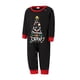 thumbnail image 3 of Pijamas navideños para toda la familia: conjunto de camiseta de manga larga con estampado de árbol y pantalón. Ropa de dormir navideña., 3 of 10