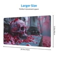 thumbnail image 2 of Naloa Gothic Red Skull Cemetery Gaming Mouse Pad Large Mouse Mat Long Extended Desk Pad Non-Slip Rubber Mice Pads Stitched Edges Thin Pad (16x29.5 Inch), 2 of 8