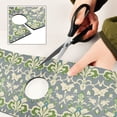 thumbnail image 6 of Yayeee Faucet Mat for Kitchen Sink 14.7" Diatomite Long Splash Guard Pad, Beige Floral, 2 Pack, 6 of 7