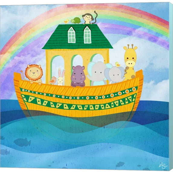 Noahs Ark by Kimberly Glover, Canvas Wall Art