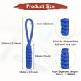 thumbnail image 3 of Zipper Pull Replacement [10PCS] - Woven Paracord Pull Tab Extender Use for Backpack & Jacket - [Dark Blue], 3 of 6