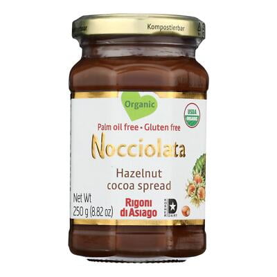 Rigoni Spread Hazelnut Classic Organic 8.82 oz (Pack of 6)