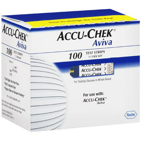 ACCU-CHEK Aviva Blood Glucose Test Strips 100ct