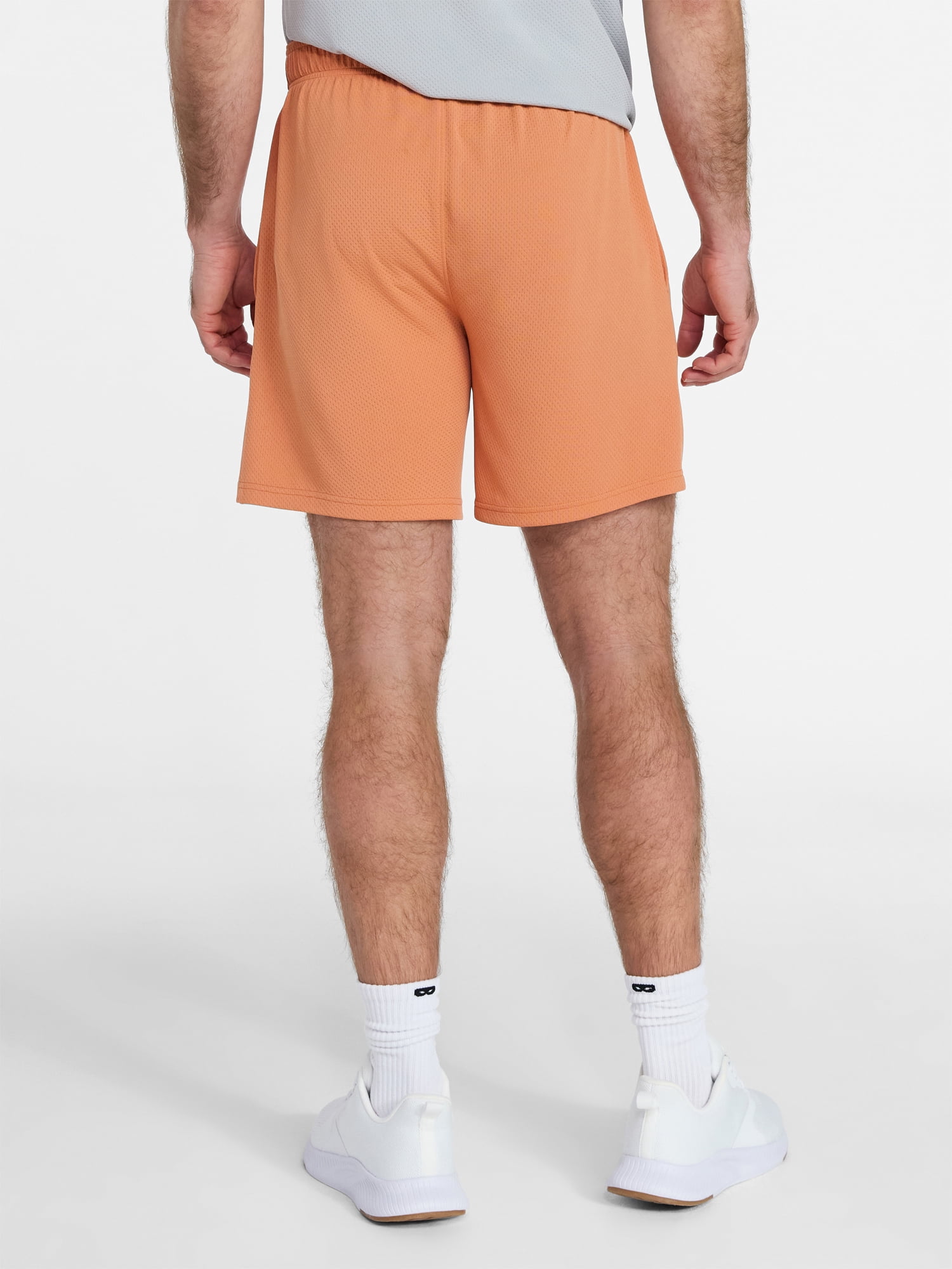 Athletic Works Men's and Big Men's Mesh Shorts, 7" Inseam, Sizes S-5XL