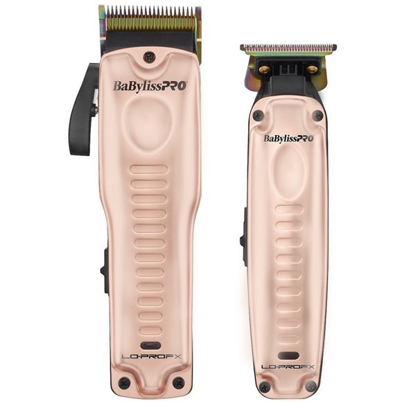 BaByliss Pro Édition Limitée LO-PROFX Ensemble-Cadeau Tondeuse et Taille-Bordures Haute Performance (Or ROSE) #FXHOLPKLP-RG