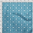 thumbnail image 4 of oneOone Cotton Poplin Teal Blue Fabric Geometric Sewing Craft Projects Fabric Prints By Yard 56 Inch Wide, 4 of 4