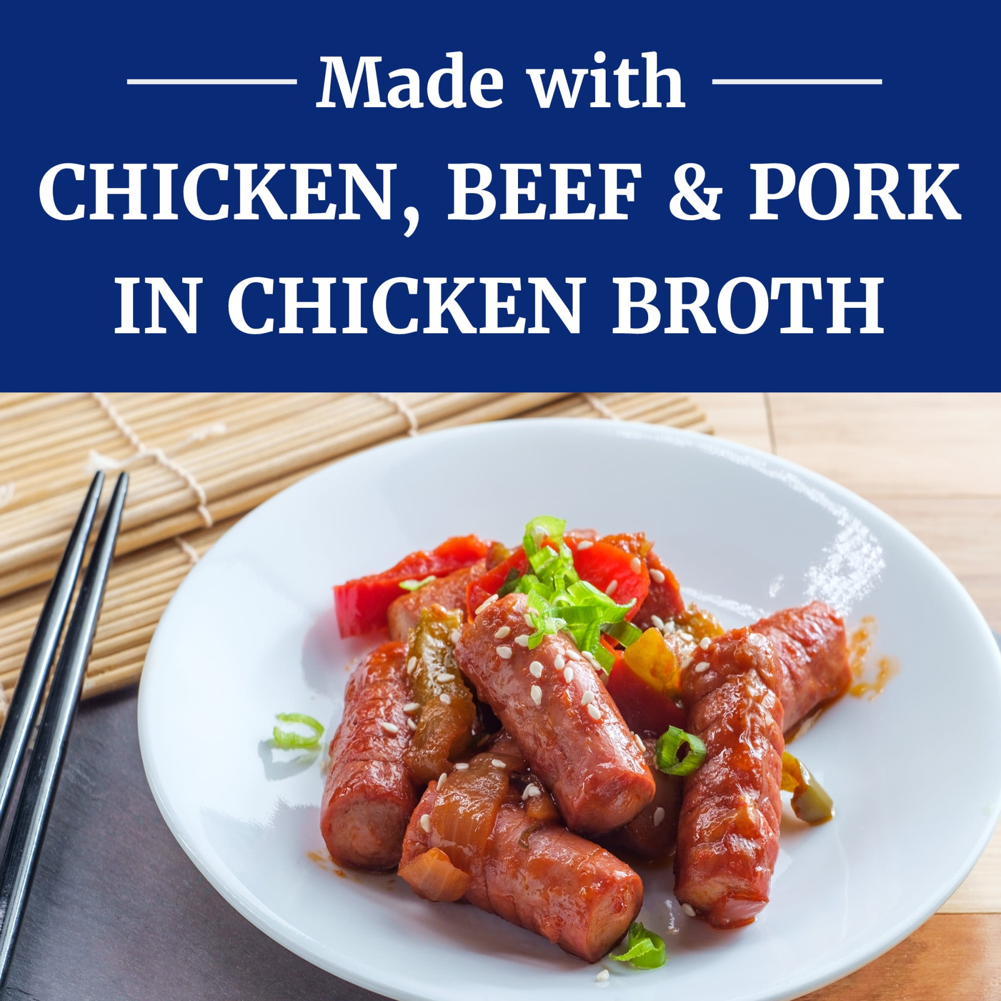(2 pack) Libby's Vienna Sausage in Chicken Broth, 10g Protein Per Serving, Canned Sausage, 4.6 oz.Can