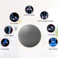 thumbnail image 5 of Bola de lacrosse de masaje de silicona para músculos doloridos, hombros, cuello, espalda, pies, cuerpo, tejido profundo, punto gatillo, nudos musculares, yoga y liberación miofascial, 5 of 5