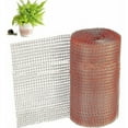 thumbnail image 1 of Valla antiroedores, malla de cobre de alta calidad, red de cobre tejida para el control de plagas de roedores, caracoles, babosas, pájaros y murciélagos en el hogar, 12,7 cm x 6 m, 1 of 5