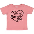 thumbnail image 3 of Inktastic I Love My Oma and Opa in Black Chalk Heart Boys or Girls Baby T-Shirt, 3 of 5