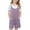 Purple, variant on Girl's V Neck Sleeveless Romper Summer Casual Loose Spaghetti Strap Short Overalls Jumpersuit with Pockets